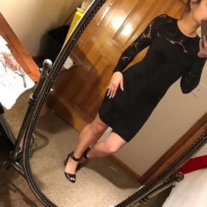 LBD little black dress long sleeve